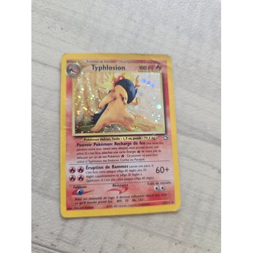 Carte Typhlosion 100pv Holographique 17/111