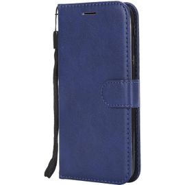 Kal-Coque Pour Galaxy J5 2017, Pu En Cuir Coque Portefeuille Étui Housse, Design Classique Tpu Coque Pour Samsung Galaxy J5 2017 - Bleu Marin