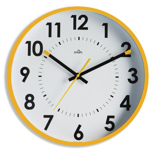 Horloge silencieuse Abylis Ø30cm - Ocre - Orium