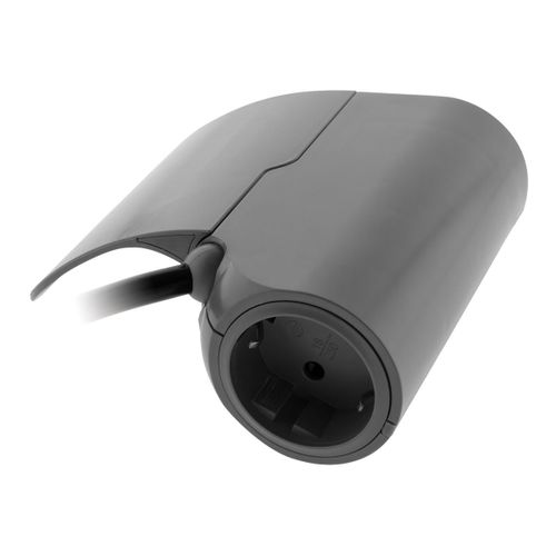 Multiprise Schuko + 2 USB A - Gris - Thomson