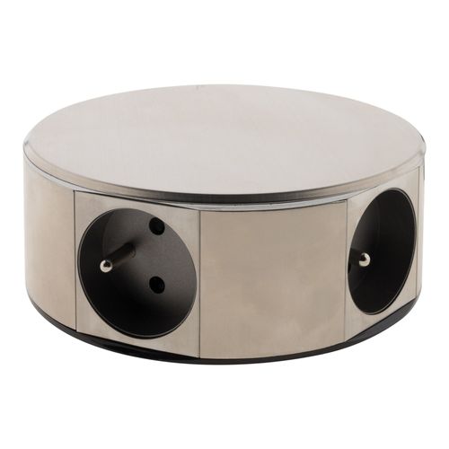 Bloc multiprise à poser 4x16A - Inox - Otio