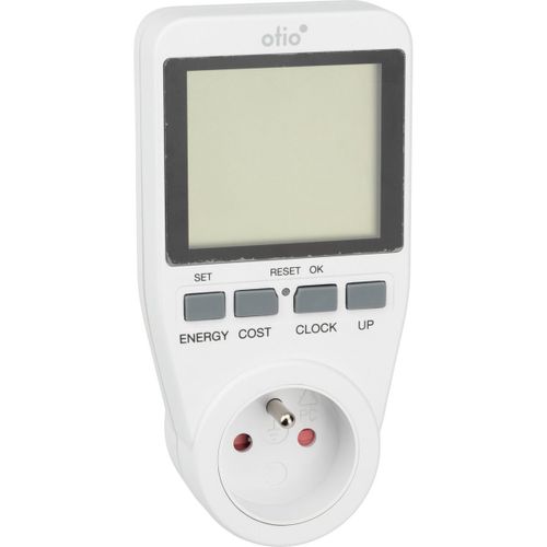 Contrôleur de consommation électrique - tarifs paramétrables - Blanc - Otio