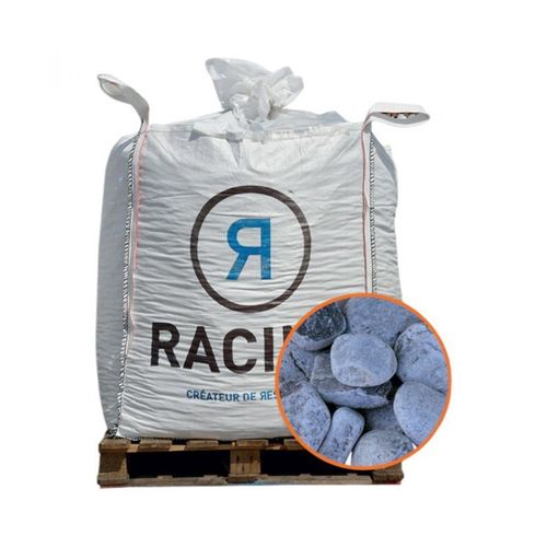 Galet Marbre Gris Nevada 25-40mm, Big Bag 500 Kg - F-Pai075