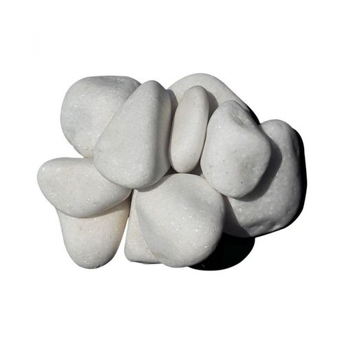 Galet Marbre Blanc Pur Big Bag 500 Kg Calibre 40-60 Mm Racine F-Pai047-24-40/Bb500