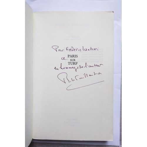 Roger Le Taillanter Paris Sur Turf (La Police, Les Courses, Le Milieu) Avec Un Envoi Autographe Signé 1987 Julliard