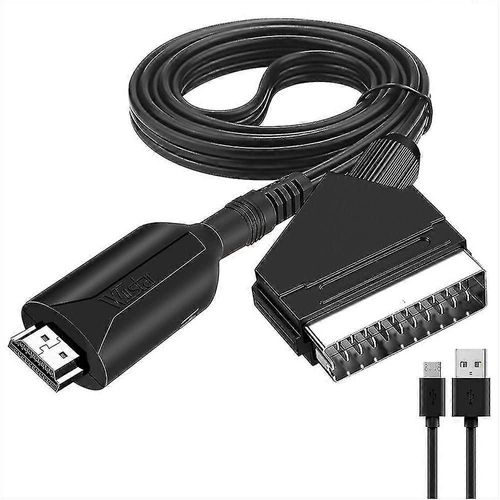 Connexion directe par câble HDMI vers péritel
