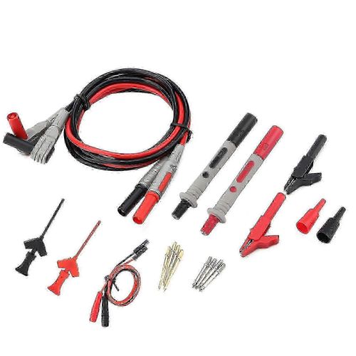 Cordons de test pour multimètre numérique électronique P1300C avec pinces crocodiles et embouts de sonde remplaçables