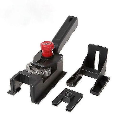 Guide de perçage 3-12 mm pour chevilles à bois, trou droit, outil de positionnement pour menuiserie, pour les fabricants de meubles et les passionnés de menuiserie.