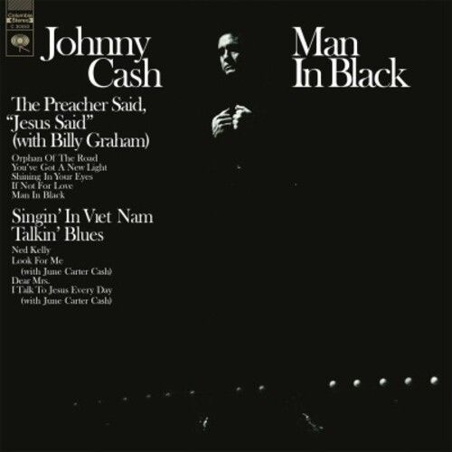 Johnny Cash - Man In Black - Limited 180-Gram Crystal Clear Vinyl [Vinyl Lp] Clear Vinyl, Ltd Ed, 180 Gram, Holland - Import