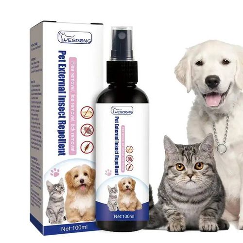 Gouttes Anti-Puces Pour Animaux De Compagnie, 100ml, Pour Chien Et Chat, Insectes, Poux, Insectes, Sans Danger Pour La Maison Et Les Chats, Pour Chiens, Prévention Des Tiques