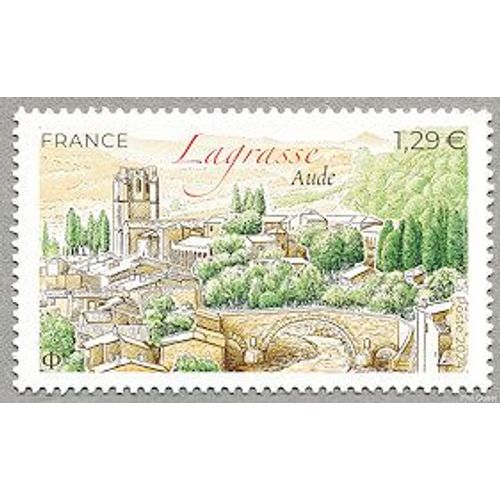 Lagrasse (Aude) : Abbaye Et Pont En Pierre Année 2024 N° 5820 Yvert Et Tellier Luxe