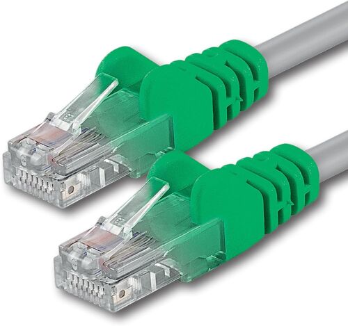 1x 5m Câble Réseau Cat6 Cat 6-RJ45 Ethernet LAN DSL Routeur Modem-Crossover gris
