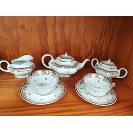 Service À Café "Tête À Tête" En Porcelaine De Limoges. Année 1950.