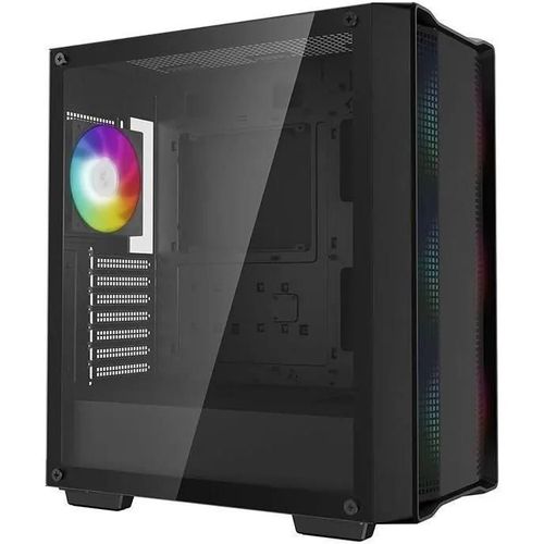 DeepCool Cc560 ARGB V2 Bk CC560 ARGB V2 - Boîtier moyen tour - Noir - RGB - Verre Trempé