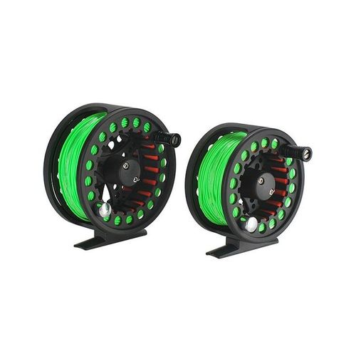 Moulinet De Pêche À La Mouche Léger 2+1bb À Grand Mandrin - Alliage D'aluminium Usiné Cnc, 75 Mm/85 Mm, Fonctionnement Fluide, 148 G, Fil Inclus