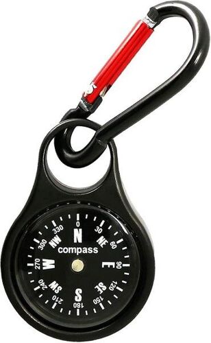 Boussole Porte-Clés Durable Avec Mousqueton ¿ Outil De Navigation Portable Indispensable Pour La Randonnée Et Les Aventures En Plein Air