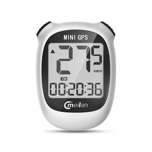 Compteur De Vélo Étanche Meilan ¿ Compteur Kilométrique Haute Précision Avec Batterie Rechargeable Usb Et Indice Ipx6 ¿ Blanc