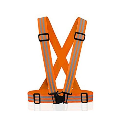 Gilet De Sécurité Réfléchissant Unisexe Réglable Avec Bande Laser ¿ Équipement Haute Visibilité Pour La Course, Le Cyclisme, Le Jogging Et Les Activités De Plein Air