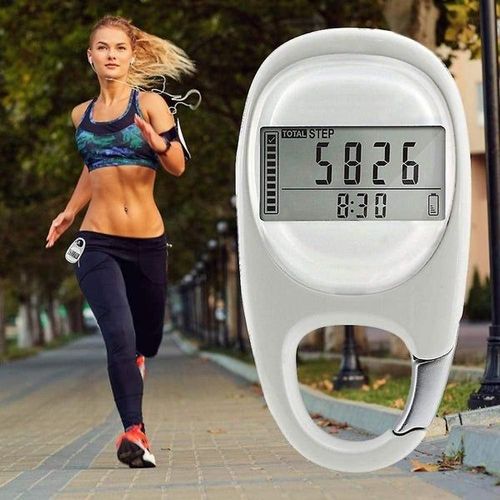 Podomètre 3d Alacritua : Compteur De Pas Simple Pour Tous Les Âges, Compte Les Pas Et Les Calories, Mémoire 7 Jours, Aucune Configuration Requise