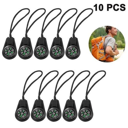 Lot De 10 Mini Boussoles De Survie À Liquide ¿ Outils De Navigation Portables Pour Le Camping Et La Randonnée