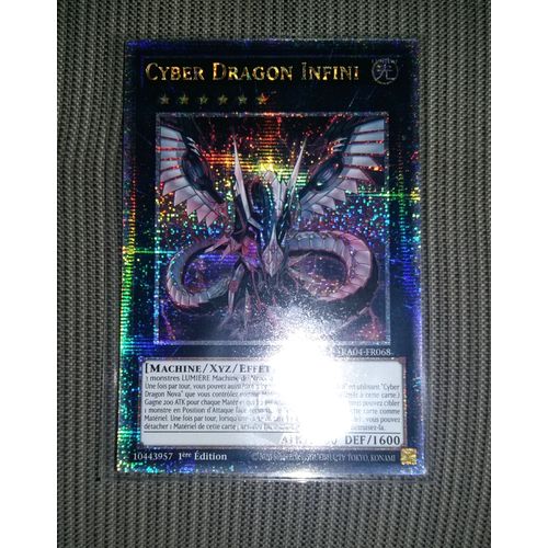 Yu-Gi-Oh Cyber Dragon Infini Ra04-Fr068 Qcsr (Quarter Century Secret Rare)