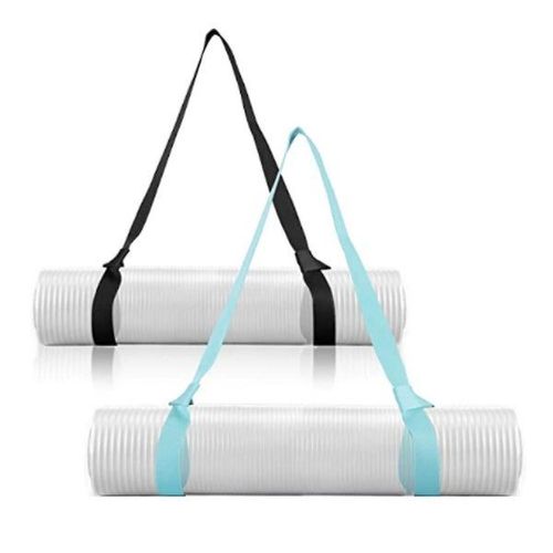 Sangle De Tapis De Yoga Élégante Et Réglable ¿ Lot De 2, Sangle En Coton Polyester Durable Pour Un Transport Facile Et Un Ajustement Personnalisé