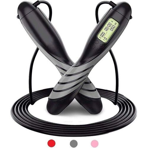 Corde À Sauter Lestée Réglable De 0,5 Kg Avec Compteur Intelligent - Rush Athletics Pour Le Fitness Et Le Cardio