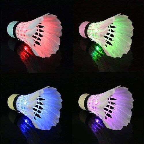 Illuminez Votre Jeu De Badminton : Ensemble De Volants À Led - Coloré, Durable Et Parfait Pour Tous Les Âges !