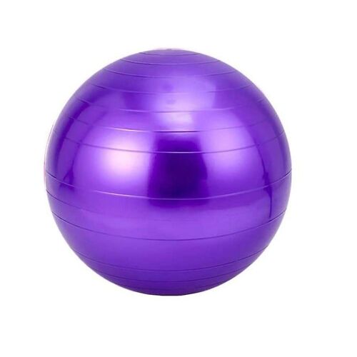 Ballon D'équilibre De Yoga Haut De Gamme (55-65 Cm) - Durable, Anti-Éclatement, Renforce Et Améliore La Posture Pour Les Entraînements À Domicile Et En Salle De Sport.