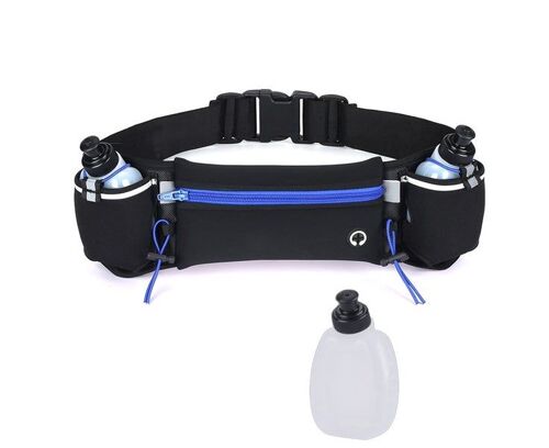 Ceinture D'hydratation Pour La Course À Pied Avec Porte-Bouteilles ¿ Sac Banane Polyvalent Pour Coureurs, Randonneurs Et Amateurs De Plein Air