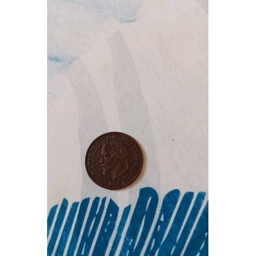 Pièce 2 Centimes Napoléon Iii 1862