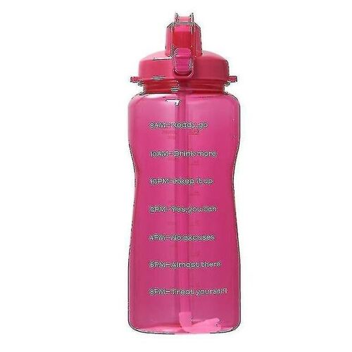 Bouteille D'eau De Sport De Grande Capacité Avec Marqueur De Temps Et Ceinture De Levage - 1 Gallon D'hydratation Sans Bpa Pour Un Style De Vie Actif
