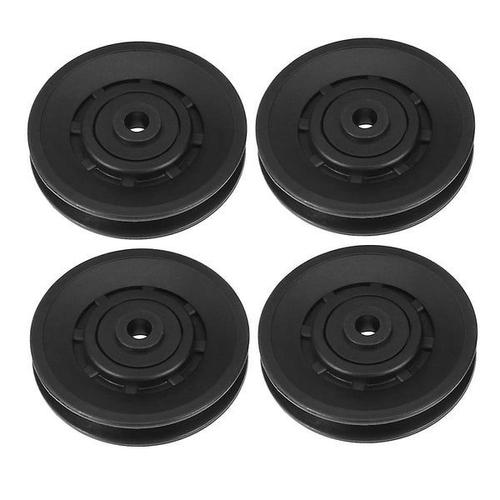Lot De 4 Poulies De Gymnastique Durables Pour Machines À Câbles ¿ Légères, Faciles À Installer, Universelles, Matériau Pa6 De Haute Qualité
