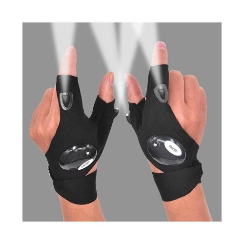 Gants Avec Lampe Torche Led ¿ Éclairage Mains Libres Pour La Pêche De Nuit, Le Camping Et Le Bricolage ¿ Cadeau Idéal Pour Les Amateurs De Plein Air
