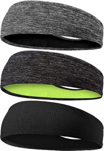 Lot De 3 Bandeaux De Performance Pour Hommes ¿ Équipement D'entraînement Léger Et Anti-Transpiration Pour Tous Les Sports Et Activités