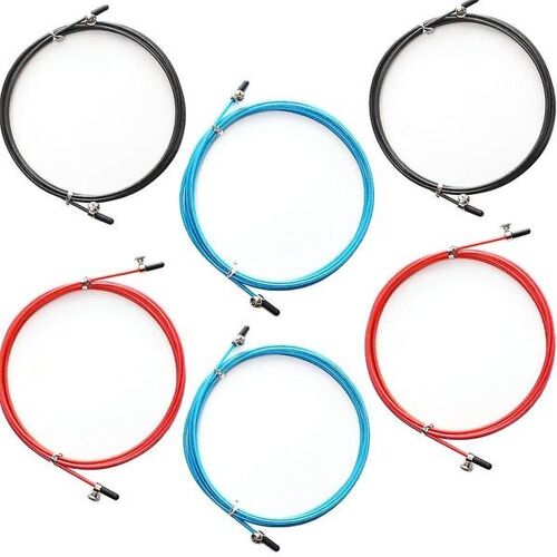 Câbles De Remplacement Pour Corde À Sauter Haute Vitesse ¿ Lot De 6 Fils En Acier Inoxydable Pour Une Durabilité Et Une Longueur Personnalisables