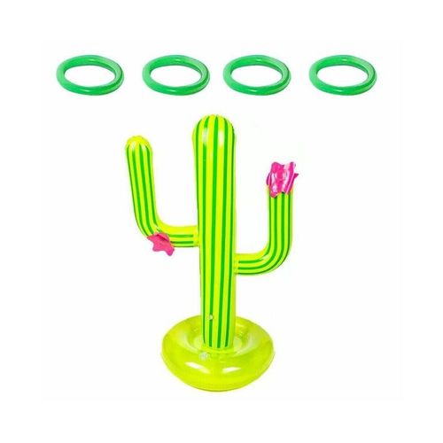 Jeu De Lancer D'anneaux De Natation Gonflable Pour Enfants - Jouet De Piscine Amusant Et Coloré Pour L'été, Léger Et Durable, Parfait Pour Les Fêtes !