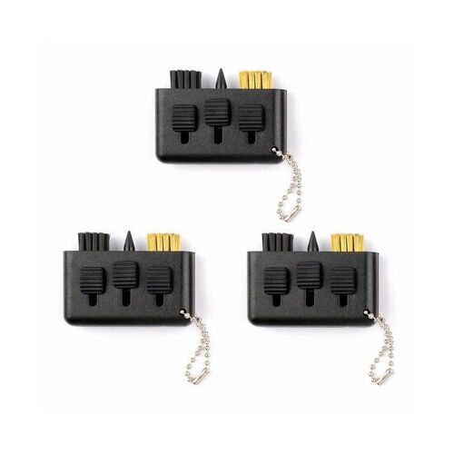 Outil De Nettoyage 3 En 1 Pour Brosse Et Rainures De Club De Golf - Aiguiseur Portable Pour Hommes Et Femmes, Accessoire De Golf Élégant Et Efficace