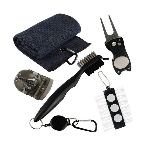 Kit D'entretien De Golf Ultime - Serviette En Microfibre, Brosse À Club, Outil À Rainures Et Plus Encore - Cadeau Parfait Pour Les Amateurs De Golf !