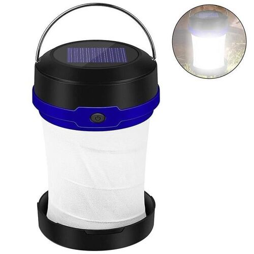 Lanterne De Camping Solaire À Led Bran ¿ Portable, Rechargeable Par Usb, 3 Modes, Design Compact Pour Les Aventures En Plein Air Et Les Urgences