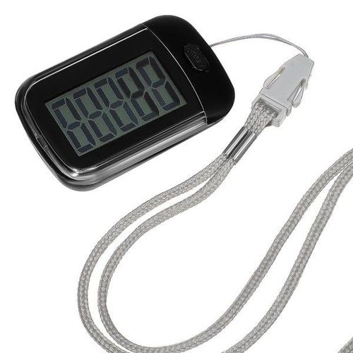 Podomètre Compact À Pince Pour La Marche Et La Course À Pied ¿ Compteur De Pas Facile À Utiliser Avec Affichage Clair, Idéal Pour Le Suivi De La Condition Physique Et La Motivation