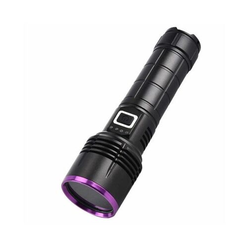 Lampe torche UV rechargeable 30 W - LED à lumière noire 365 nm, chargement USB, étanche, durable, idéale pour les taches, les scorpions, l'art et la sécurité