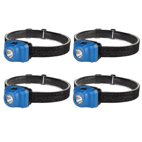 Lot De 4 Lampes Frontales Led Ultra-Lumineuses ¿ Étanches, Durables, Réglables, 300 Lumens Pour Le Camping, La Randonnée Et Les Activités De Plein Air