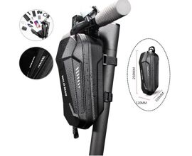 Sac Étanche Pour Trottinette Électrique ¿ Pochette Durable En Eva Et Fibre De Carbone Pour Accessoires De Vélo, Capacité De 2 L, Installation Facile