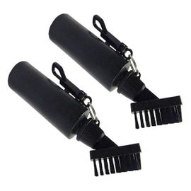 Lot De 2 Brosses De Nettoyage Pour Rainures De Club De Golf - Nettoyage En Profondeur Des Rainures En Fer Pour De Meilleures Performances - Portables Et Faciles À Utiliser