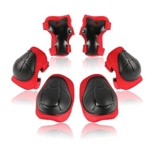 Ensemble De Genouillères De Sport Pour Enfants ¿ Protection En Éponge Épaisse, Design Antidérapant, Protège-Coudes Et Protège-Poignets Inclus Pour Un Jeu En Toute Sécurité (3 À 8 Ans)