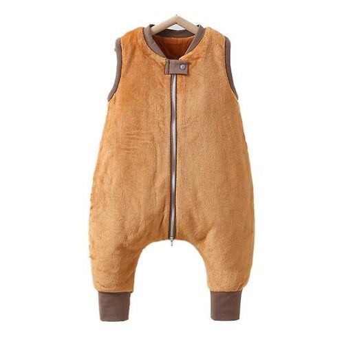 Gigoteuse Double Couche En Flanelle Douillette Pour Bébé - Gilet Une Pièce, Idéal Pour Les 12 À 18 Mois, Respirant Et Confortable