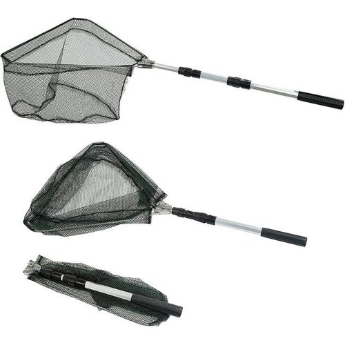 Épuisette De Pêche Télescopique Pour Enfants Et Adultes ¿ Design Durable, Léger Et Pliable Pour La Pêche En Eau Douce Et Salée