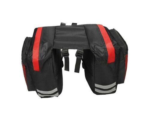 Sacoche latérale arrière de vélo de montagne étanche ¿ Capacité de 30 L avec deux poches pour les aventures à vélo