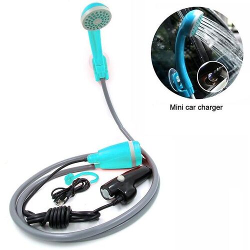 Douche De Camping Portable Bran Avec Pompe Rechargeable Usb - Solution De Douche Extérieure Compacte, Légère Et Efficace
